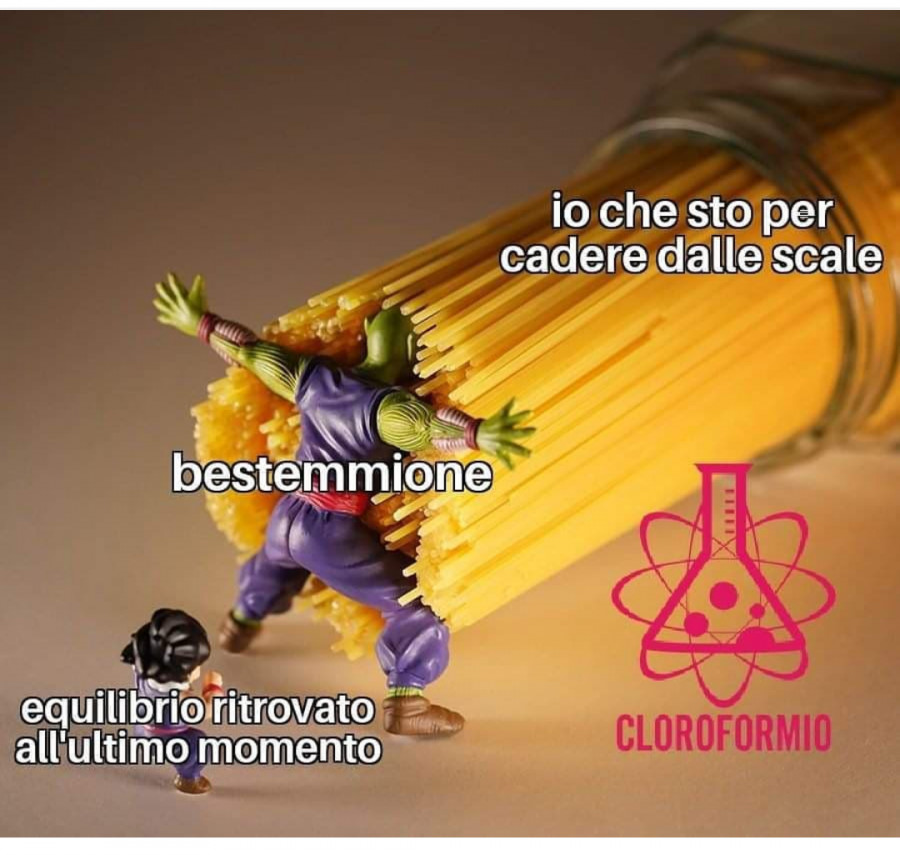 Io che sto per cadere dalle scale