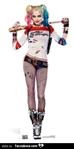 Harley Quinn con la mazza 