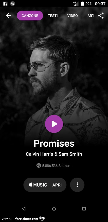 Promises di Calvin Harris e Sam Smith
