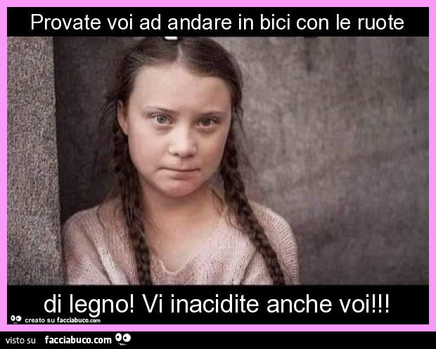 Provate voi ad andare in bici con le ruote di legno! Vi inacidite anche voi