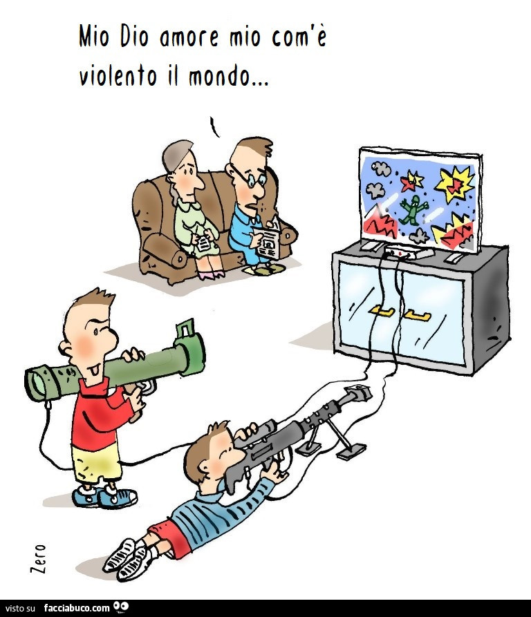 Mio dio amore mio com'e violento il mondo