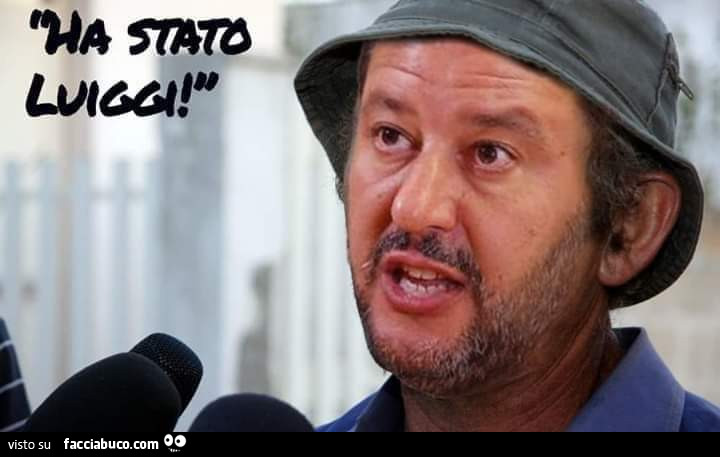 Salvini: ha stato Luiggi