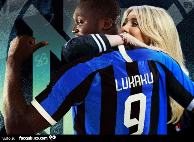 Wanda Nara Abbraccia Lukaku