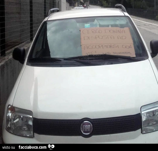 Cerco donna disposta ad accoppiarsi con me