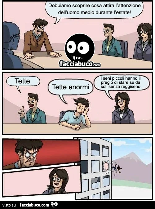 Dobbiamo scoprire cosa attira l'attenzione dell'uomo medio durante l'estate! Tette. Tette enormi. I seni piccoli hanno il pregio di stare su da soli senza reggiseno