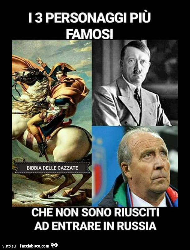 I 3 personaggi più famosi che non sono riusciti ad entrare in russia