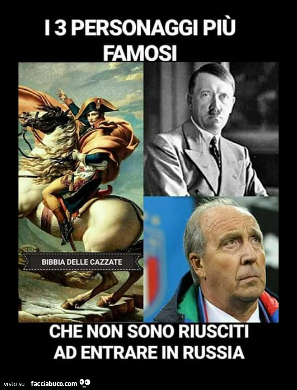I 3 personaggi più famosi che non sono riusciti ad entrare in russia