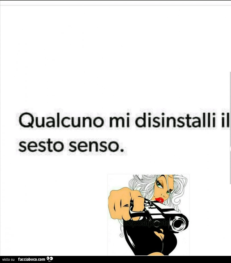 Qualcuno mi disinstalli il sesto senso