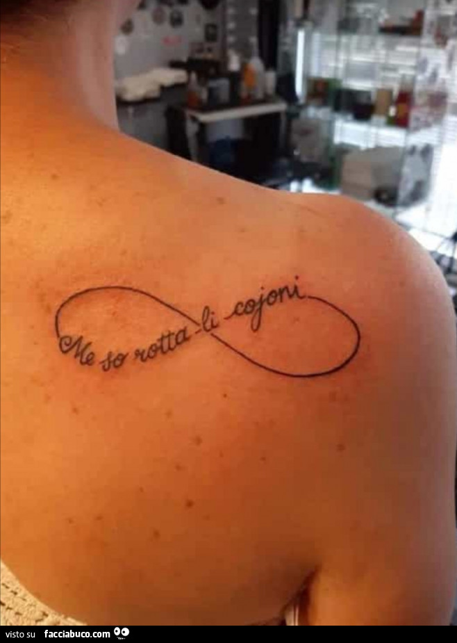 Tatuaggio mi so rotta li cojoni