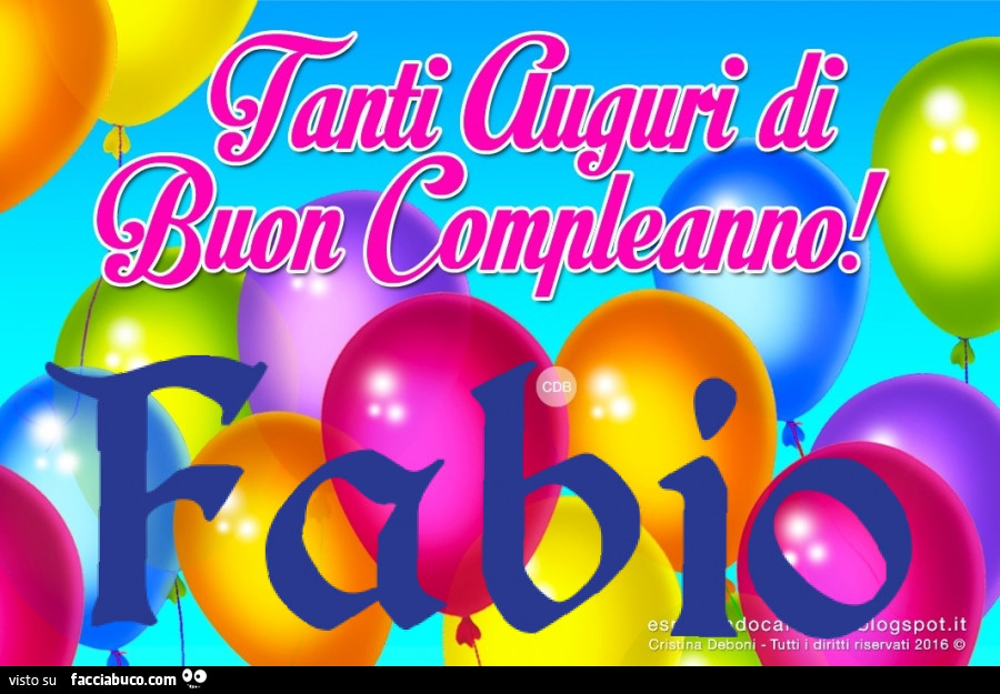 Immagini Divertenti Buon Compleanno Fabio