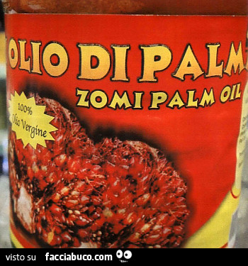 Olio di palma. Zomi palm oil