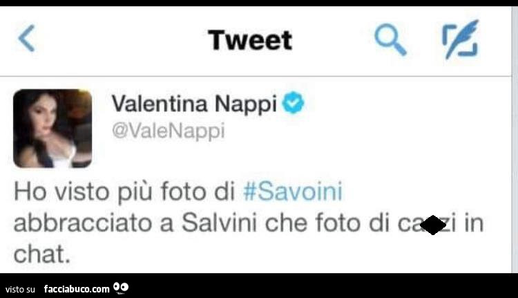 Valentina Nappi: ho visto più foto di Savoini abbracciato a Salvini che foto di cazzi in chat