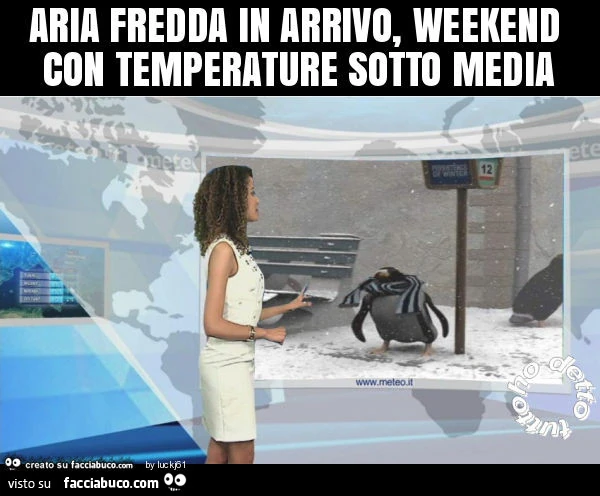 Aria fredda in arrivo, weekend con temperature sotto media