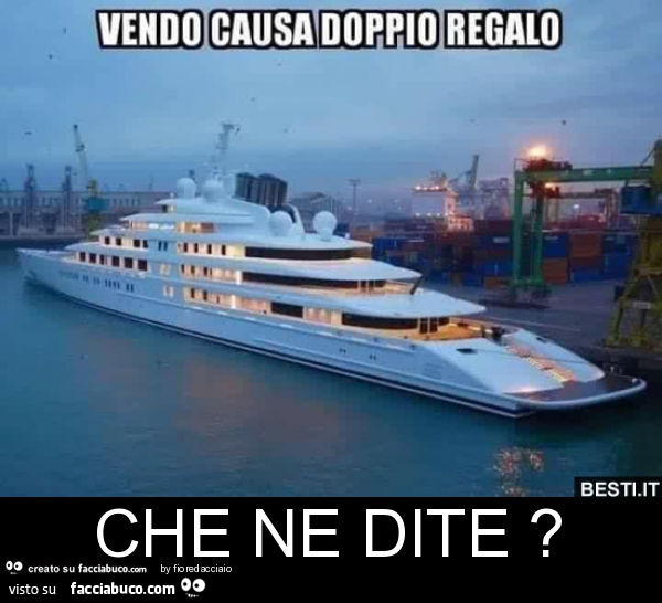 Che ne dite?