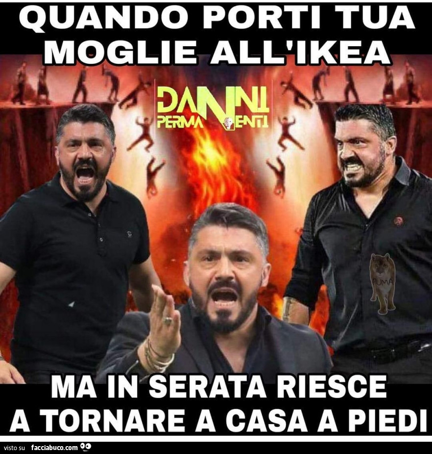 Quando porti tua moglie all'ikea ma in serata riesce a tornare a casa a piedi