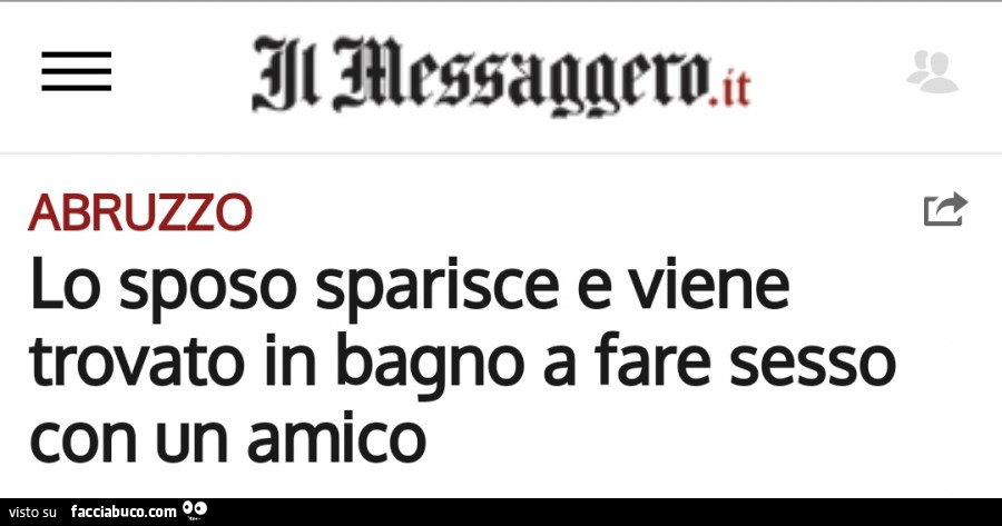 Lo sposo sparisce e viene trovato in bagno a fare sesso con un amico