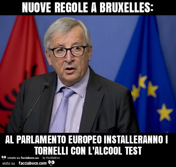 Nuove regole a bruxelles: al parlamento europeo installeranno i tornelli con l'alcool test