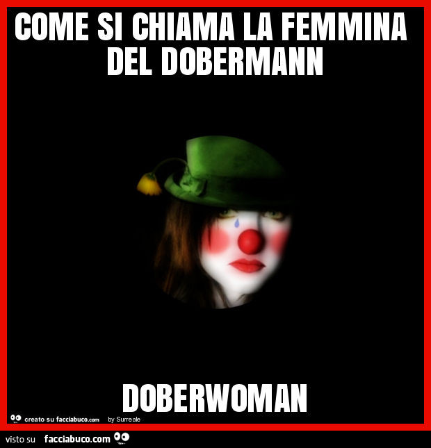Come si chiama la femmina del dobermann doberwoman