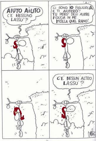 Aiuto aiuto c'è nessuno lassù?