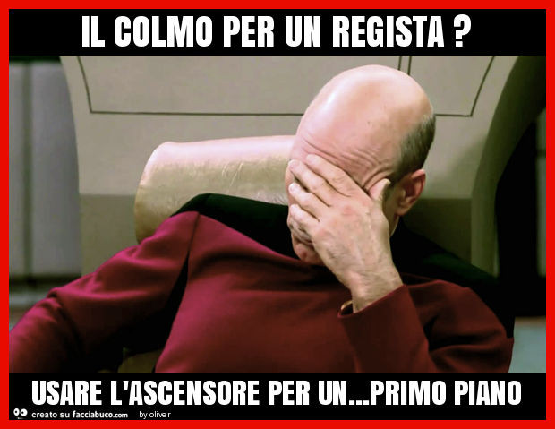 Il colmo per un regista? Usare l'ascensore per un… primo piano