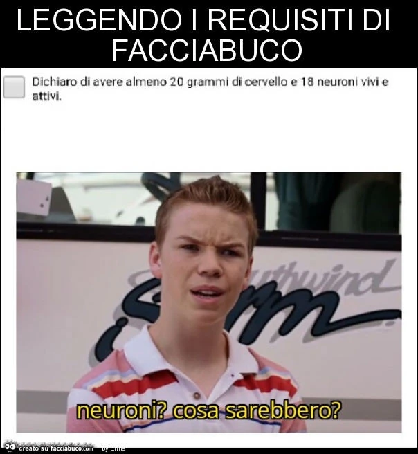 Leggendo i requisiti di facciabuco