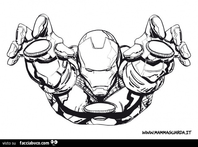 Disegno di Iron Man