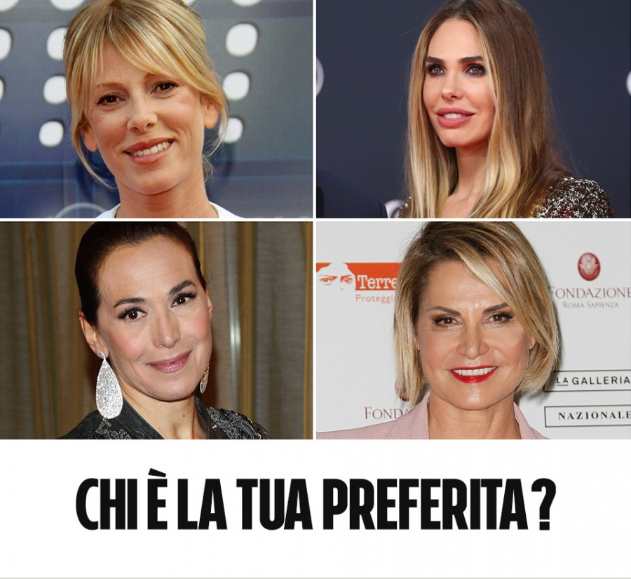 Alessia Marcuzzi, Ilary Blasi, Barbara D'Urso e Simona Ventura. Tra le "regine" del reality qual è la tua preferita?
