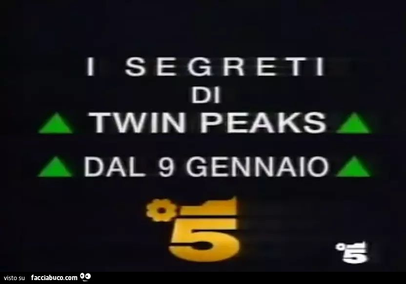 I segreti di twin peaks dal 9 gennaio