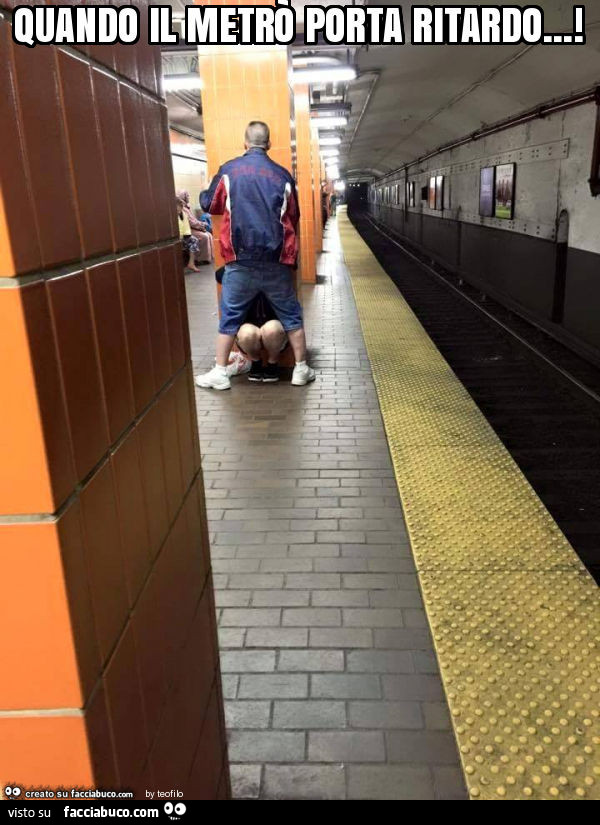Quando il metrò porta ritardo