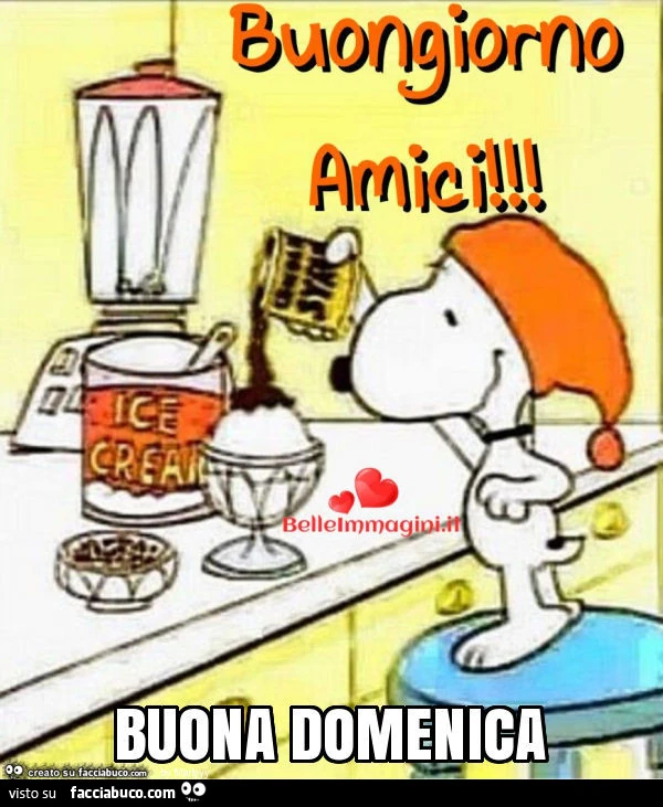 Buongiorno amici. Buona domenica