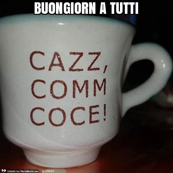 Buongiorn a tutti