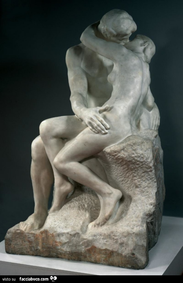 Il bacio, di Auguste Rodin