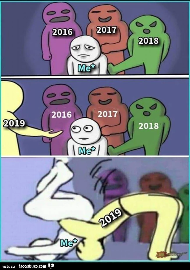 2016, 2017, 2018 e 2019 bulli