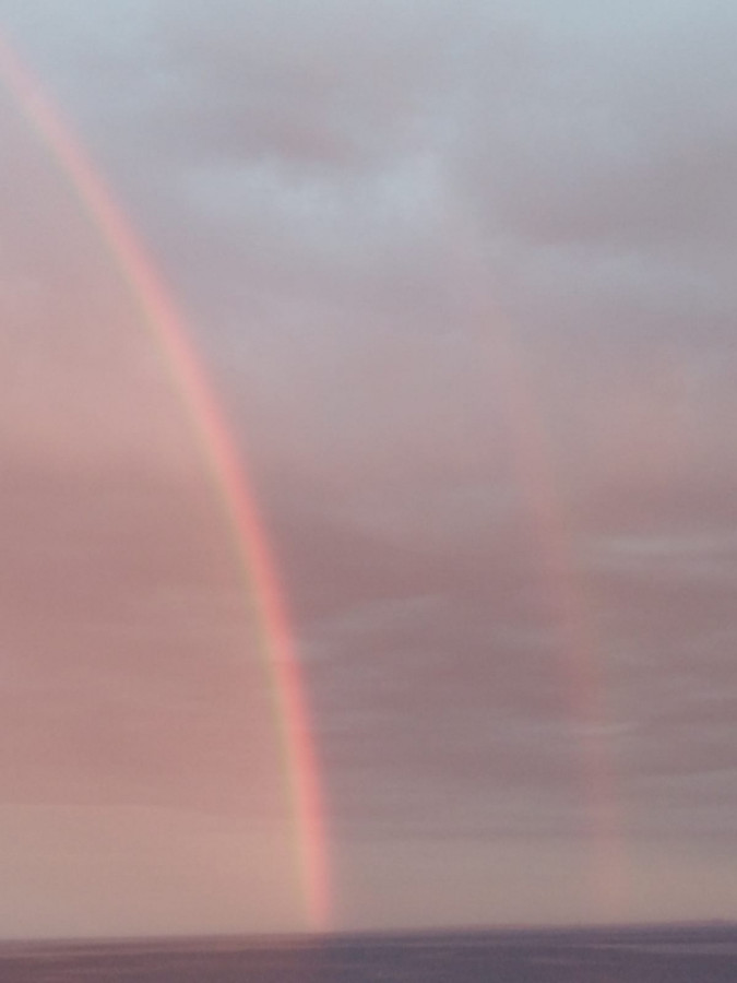 Doppio Arcobaleno Sul Mare Vaccata Pubblicata Da Amoremio70 Facciabuco Com