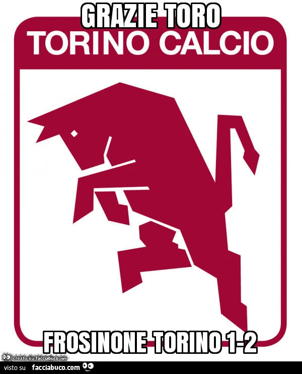 Grazie toro frosinone torino 1-2