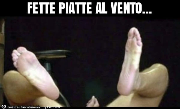 Fette piatte al vento