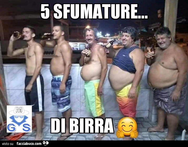 5 sfumature di birra