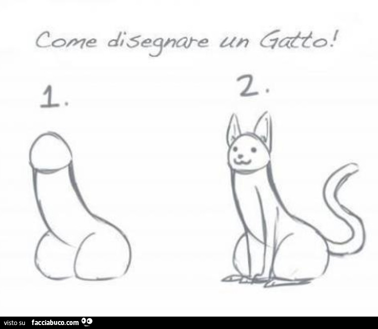 Come disegnare un gatto