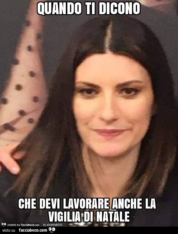 Quando ti dicono che devi lavorare anche la vigilia di natale