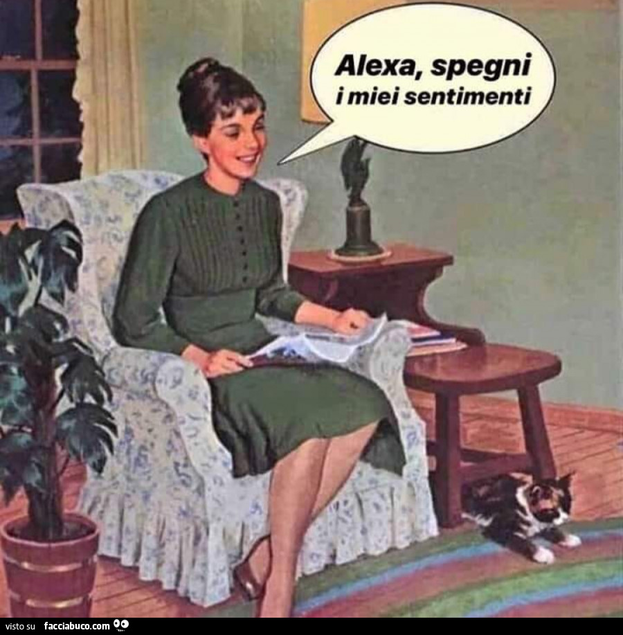 Alexa, spegni i miei sentimenti