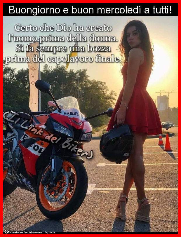 Buongiorno e buon mercoledì a tutti