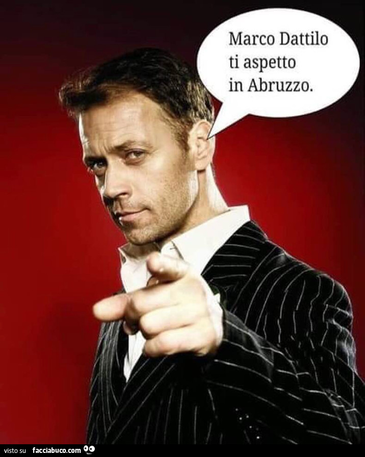 Marco dattilo ti aspetto in abruzzo