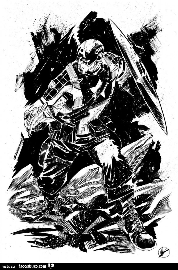 Disegno di Capitan America