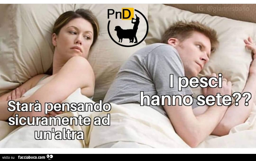 I pesci hanno sete?