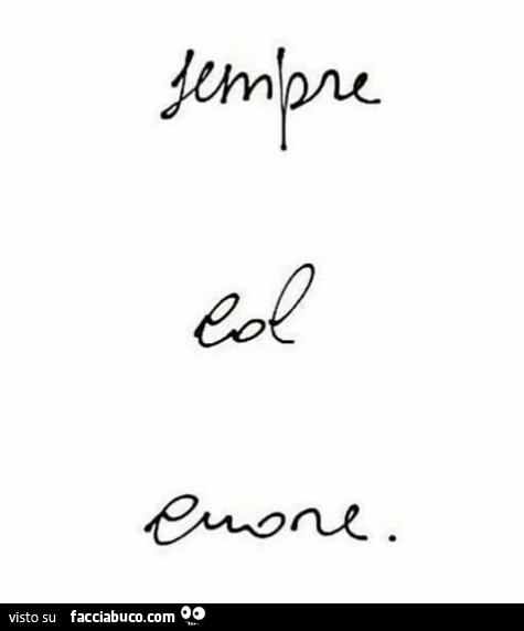 Sempre col cuore