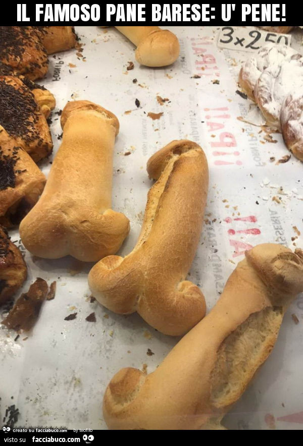 Il famoso pane barese: ù pene