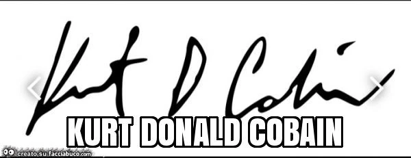 Kurt donald cobain
