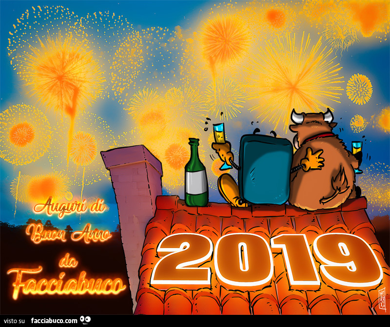 Auguri di buon anno da Facciabuco. 2019
