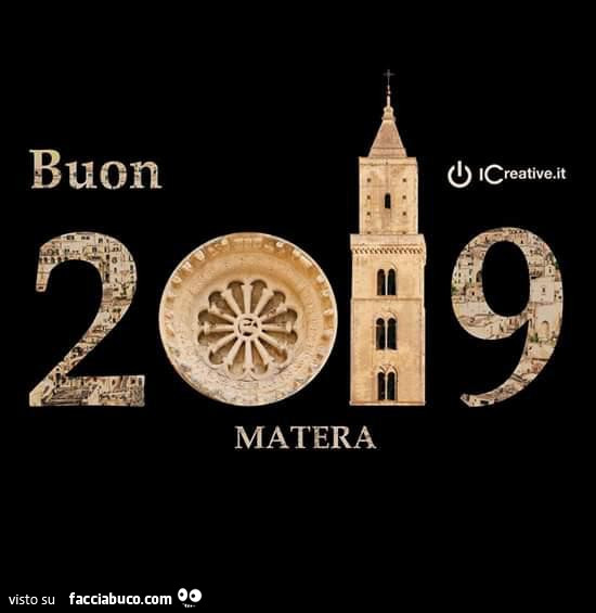 Buon 2019 Matera