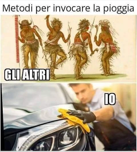 Metodi per invocare la pioggia gli altri io